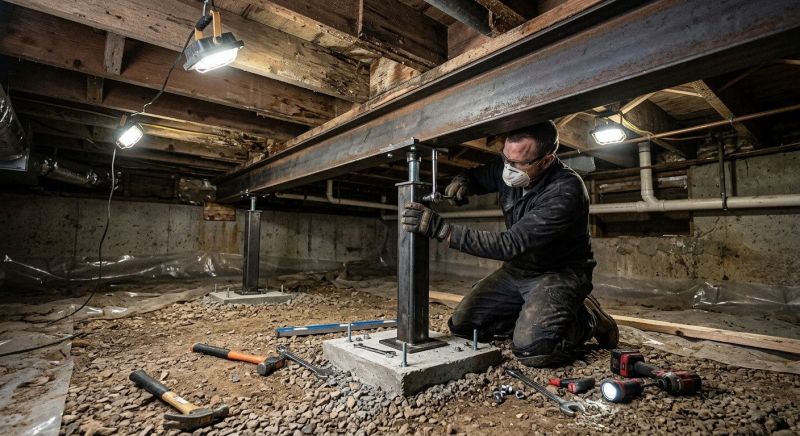 Crawlspace Structural Repair in Hollywood, FL