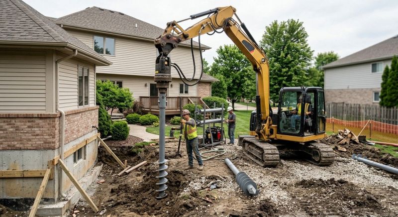 Helical Pile Installation in Hollywood, FL