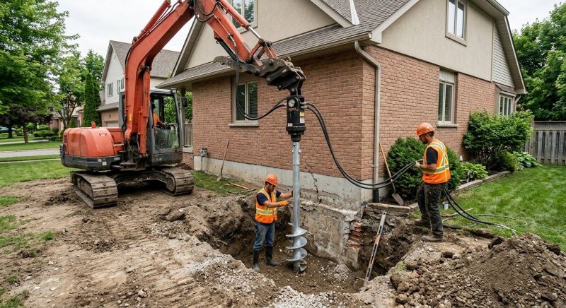 Helical Pile Installation in Hollywood, FL